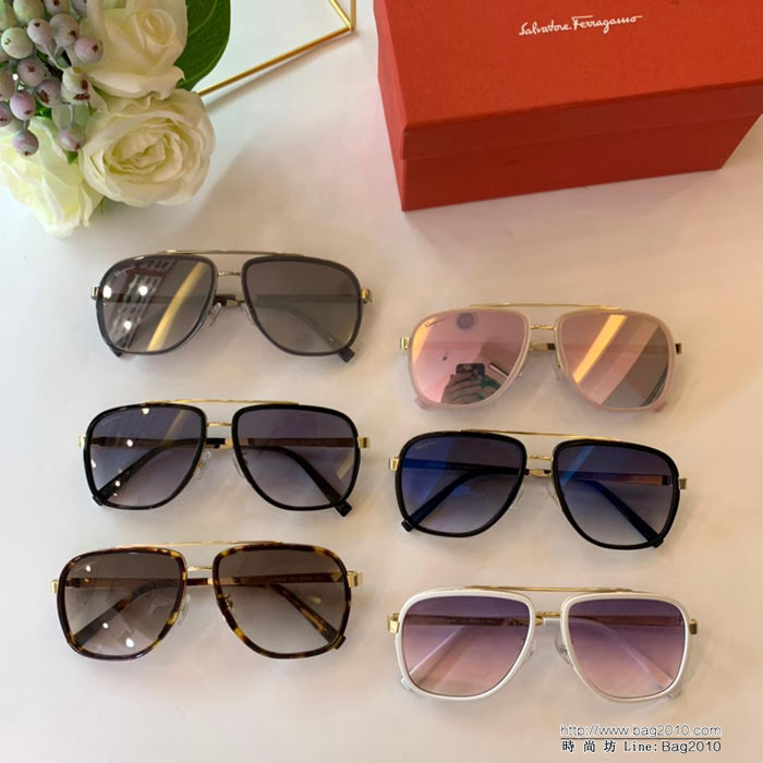 Ferragamo菲拉格慕 2019新款 SF992SK 簡約超百搭 女款太陽鏡  lly1587